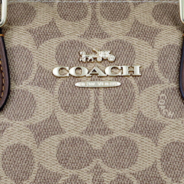 コーチ ハンドバッグ レディース ブランド COACH CW422 ベージュ/ライトブラウン CW422-IMXHE-1
