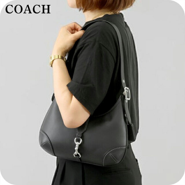 コーチ ショルダーバッグ レディース ブランド COACH ハンプトンズ ホーボーバッグ ホーボーバッグ CW642 LHBLK ブラック CW642-LHBLK