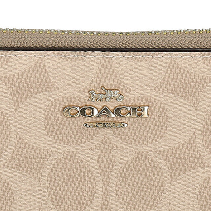 Coach long wallet ladies brand COACH Myanmar CW778 IMY6J Sand/Peony