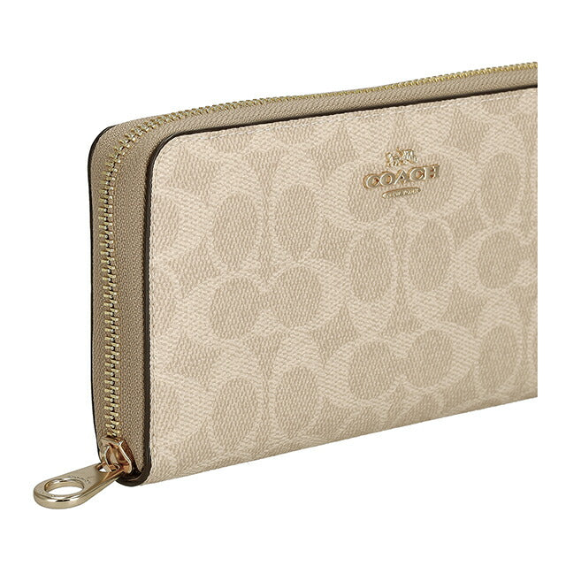 コーチ 長財布 レディース ブランド COACH Myanmar CW778 IMY6J サンド