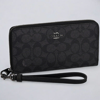 コーチ 長財布 レディース ブランド COACH シグネチャー CW778 QBMI5 1 ブラック CW778-QBMI5-1