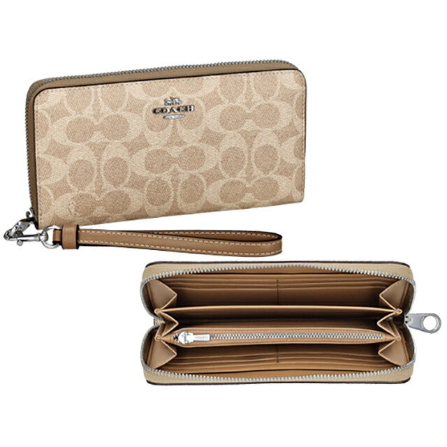 【新品未使用】COACH/コーチレディース長財布　CW778 サンド×トープ Amazon | [コーチ] 財布(長財布) FCW778 CW778 サンド×トープ