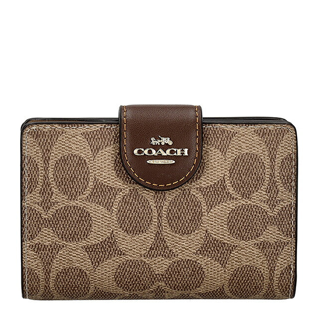 コーチ 二つ折り財布 二折財布 レディース ブランド COACH CW786 IMXHE タン/ブラウン