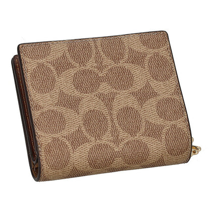 コーチ 二つ折り財布 レディース ブランド COACH CW789 ブラウン CW789-IMXHE-1