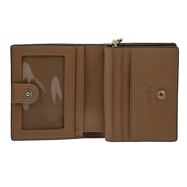 コーチ 二つ折り財布 レディース ブランド COACH CW789 ブラウン CW789-IMXHE-1