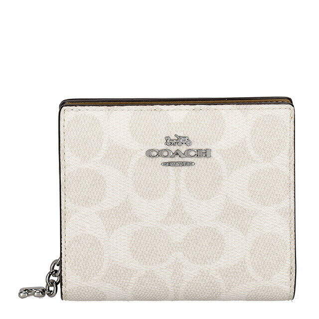 コーチ 二つ折り財布 レディース ブランド COACH CW789 SVXU5 ホワイト/チョーク CW789-SVXU5-1