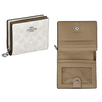 コーチ 二つ折り財布 レディース ブランド COACH CW789 SVXU5 ホワイト/チョーク CW789-SVXU5-1