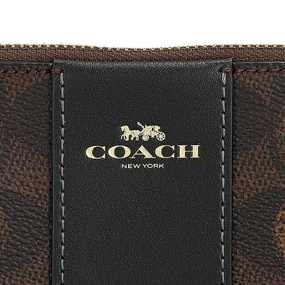 コーチ ポーチ レディース ブランド COACH Vietnam CW854 IMXAQ ダークブラウン/ブラック