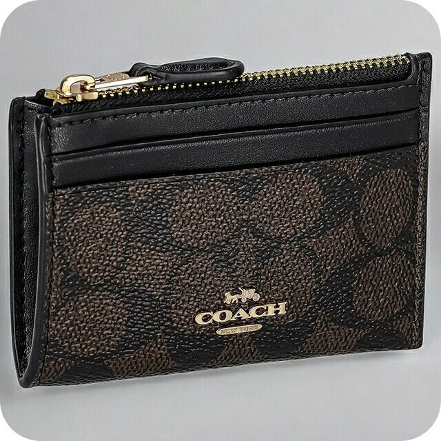 コーチ コインケース メンズ レディース ブランド COACH CW870 ブラウン/ブラック CW870-IMXAQ-1