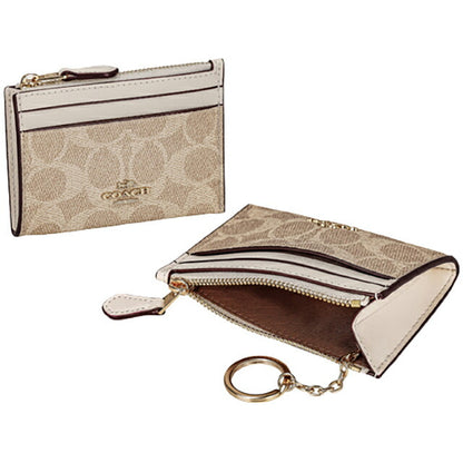 コーチ コインケース メンズ レディース ブランド COACH シグネチャー CW870 IMXDM 1 サンド CW870-IMXDM-1