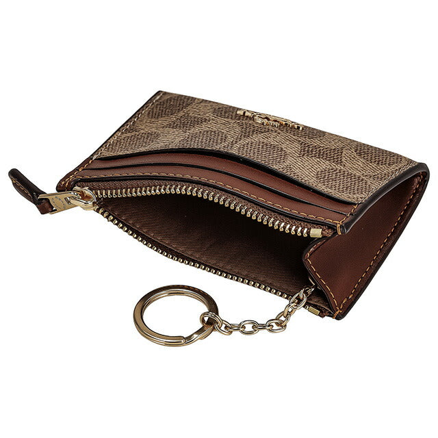 コーチ コインケース メンズ レディース ブランド COACH CW870 ブラウン CW870-IMXHE-1