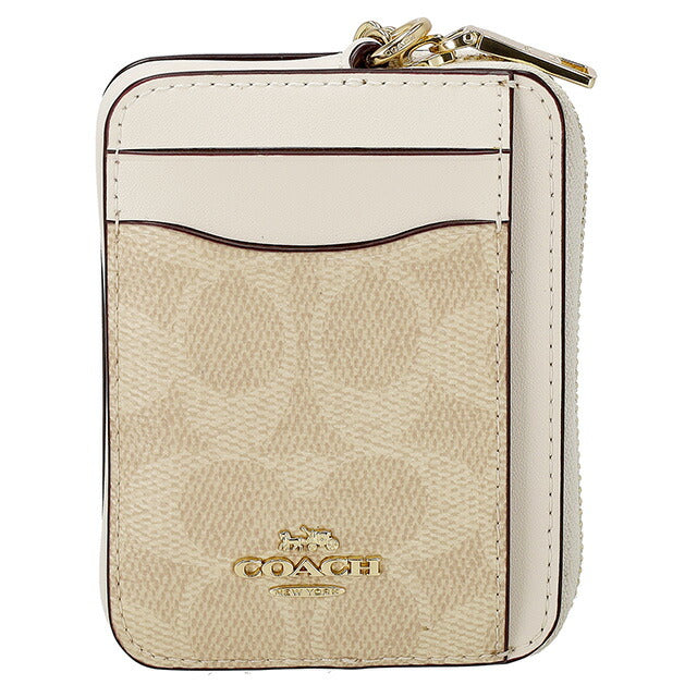 コーチ コインケース メンズ レディース ブランド COACH CW883 サンド/チョーク CW883-IMXDM-1
