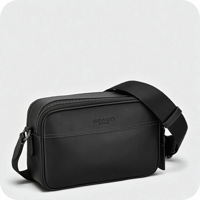 コーチ ショルダーバッグ メンズ ブランド COACH CX140 QB/BK ブラック 斜めがけ ブランド 高級 おしゃれ プレゼント 男性 実用的 かっこいい