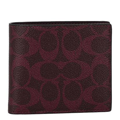 \父亲节礼品套装/Coach 双折钱包 双折钱包 男士品牌 COACH CY406 YED 波尔多款可供选择