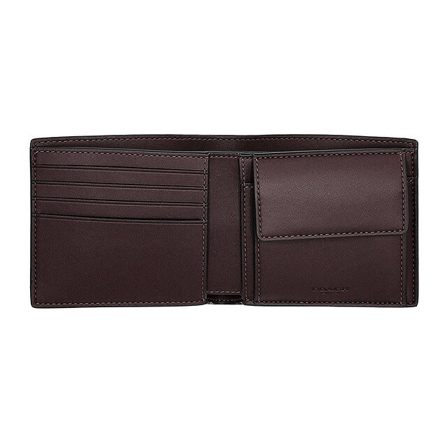 \父亲节礼品套装/Coach 双折钱包 双折钱包 男士品牌 COACH CY406 YED 波尔多款可供选择