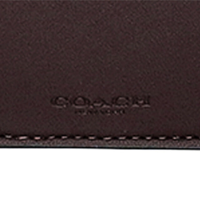 コーチ 二つ折り財布 メンズ ブランド COACH CY406 YED ボルドー ウォレット 高級 おしゃれ プレゼント 実用的