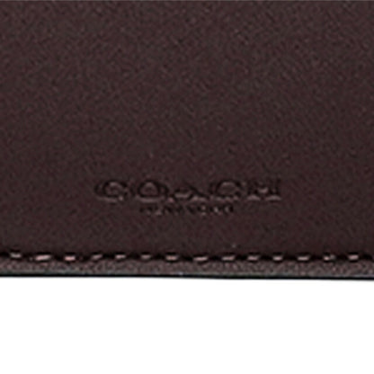 ＼父の日 ギフトセット／コーチ 二つ折り財布 二折財布 メンズ ブランド COACH CY406 YED ボルドー 選べるモデル