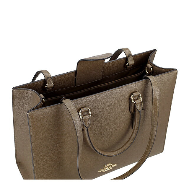 コーチ トートバッグ レディース ブランド COACH Cambodi CY666 IMV2R ブラウン 軽量 手提げ 高級 おしゃれ プレゼント 女性 実用的 かわいい
