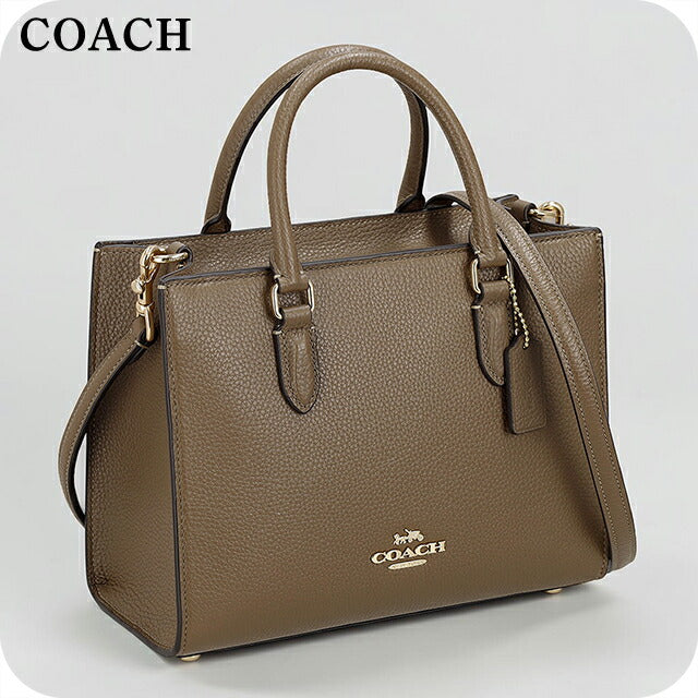 コーチ トートバッグ レディース ブランド COACH Cambodia CY668 IMV2R ブラウン 軽量 手提げ 高級 おしゃれ プレゼント 女性 実用的 かわいい