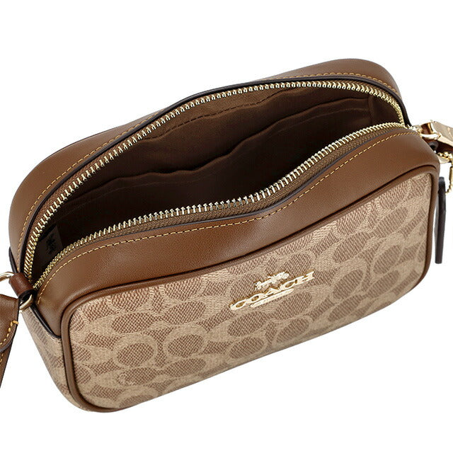 コーチ＊COACH ＊ブラウンレザーショルダーバッグ コーチ ショルダーバッグ レディース ブランド COACH CY752 タン