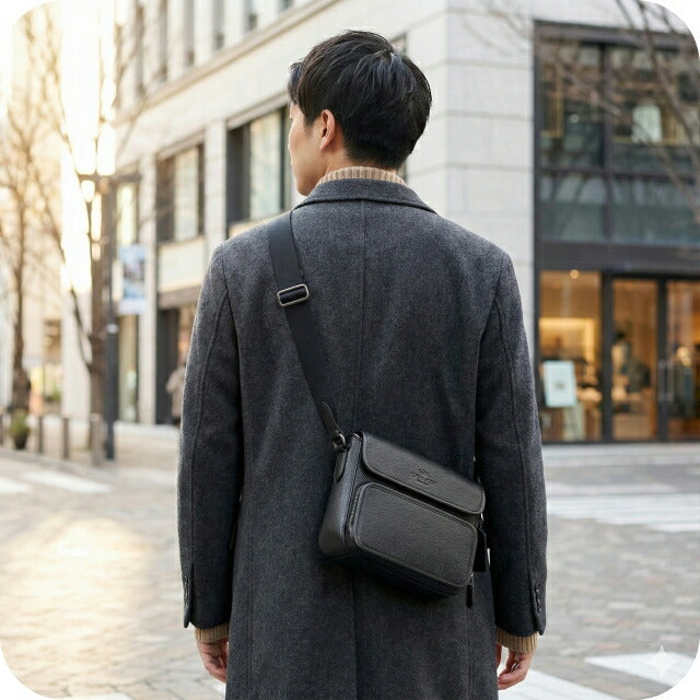 ＼父の日 ギフトセット／コーチ ショルダーバッグ メンズ ブランド COACH レザー CY800 ブラック 選べるモデル 斜めがけ ブランド 高級 おしゃれ プレゼント 男性 実用的 かっこいい