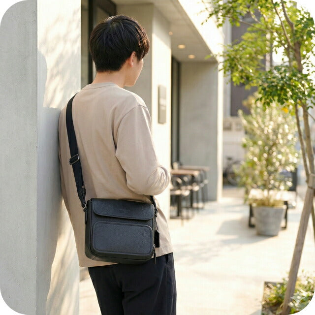 ＼父の日 ギフトセット／コーチ ショルダーバッグ メンズ ブランド COACH レザー CY800 ブラック 選べるモデル 斜めがけ ブランド 高級 おしゃれ プレゼント 男性 実用的 かっこいい