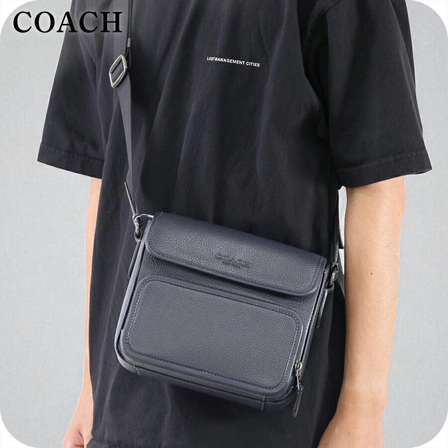 コーチ ショルダーバッグ メンズ ブランド COACH CY800 QBBHP ネイビー CY800-QBBHP-1