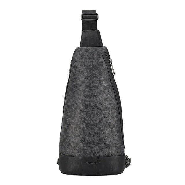 コーチ ボディバッグ メンズ ブランド COACH CY801 QBMI5 チャコール/ブラック CY801-QBMI5-1