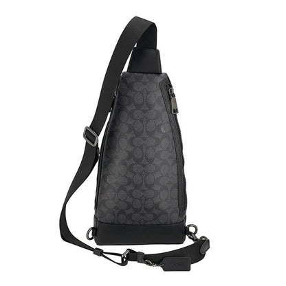 コーチ ボディバッグ メンズ ブランド COACH CY801 QBMI5 チャコール/ブラック CY801-QBMI5-1