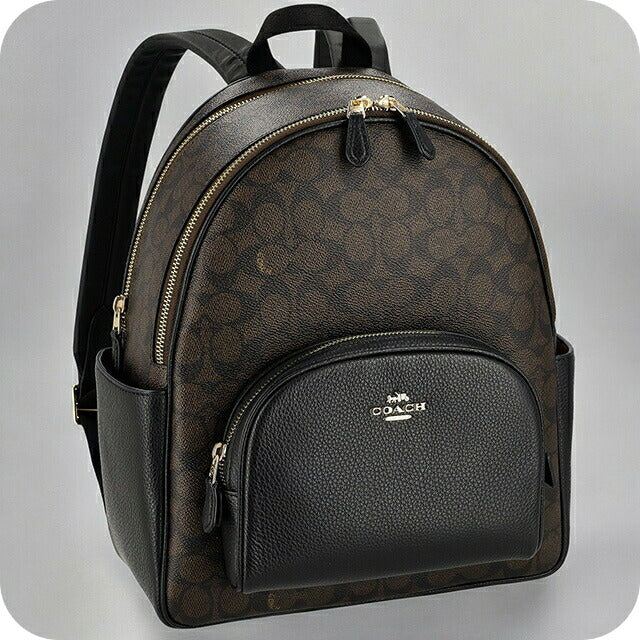 コーチ バックパック メンズ レディース ブランド COACH CZ176 IMXAQ ブラウン/ブラック CZ176-IMXAQ-1