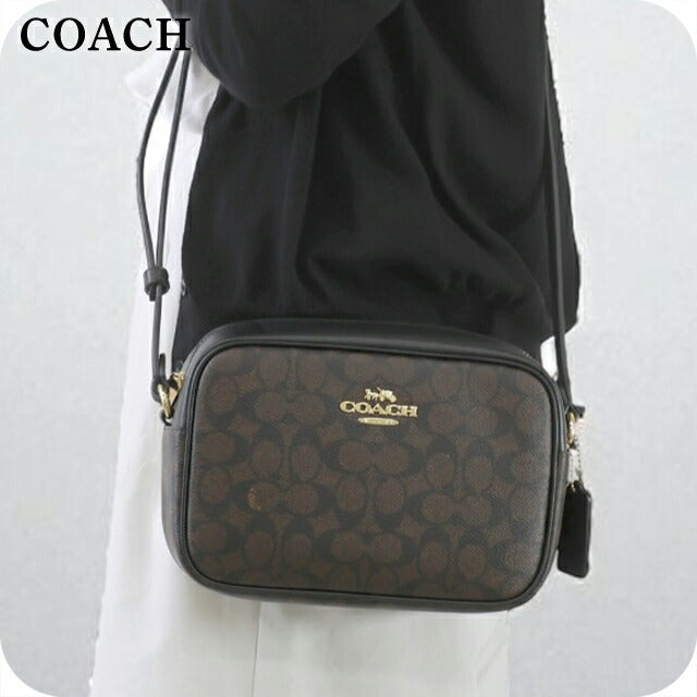 コーチ ショルダーバッグ レディース ブランド COACH CZ186 IMXAQ ダークブラウン/ブラック 斜めがけ 高級 おしゃれ プレゼント 女性 実用的 かわいい