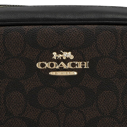 コーチ ショルダーバッグ レディース ブランド COACH CZ186 IMXAQ ダークブラウン/ブラック 斜めがけ 高級 おしゃれ プレゼント 女性 実用的 かわいい