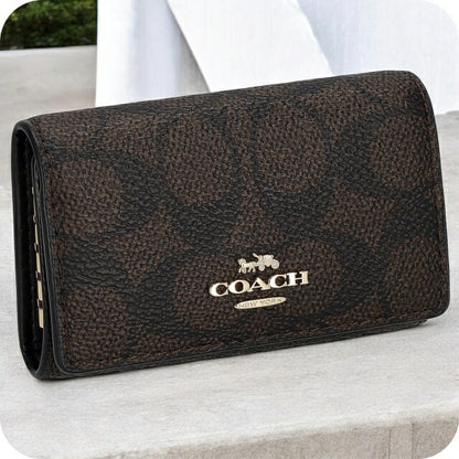 コーチ キーケース レディース ブランド COACH CZ274 ダークブラウン CZ274-IMXAQ-1