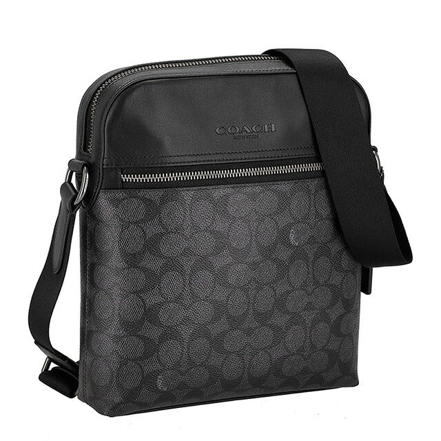 コーチ ショルダーバッグ メンズ ブランド COACH CZ398 QBMI5 ブラック 斜めがけ ブランド 高級 おしゃれ プレゼント 男性 実用的 かっこいい