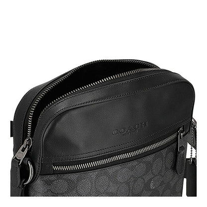 コーチ ショルダーバッグ メンズ ブランド COACH CZ398 QBMI5 ブラック 斜めがけ ブランド 高級 おしゃれ プレゼント 男性 実用的 かっこいい