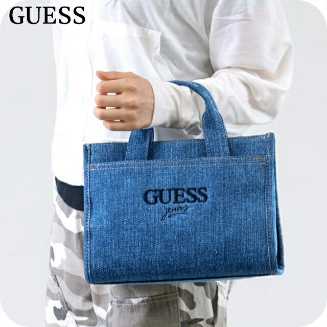 ゲス トートバッグ レディース ブランド GUESS 2WAY CB3068023 デニム DB3068023-DEN