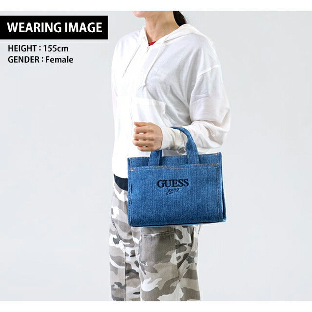 ゲス トートバッグ レディース ブランド GUESS 2WAY CB3068023 デニム DB3068023-DEN