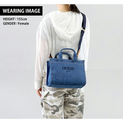 ゲス トートバッグ レディース ブランド GUESS 2WAY CB3068023 デニム DB3068023-DEN