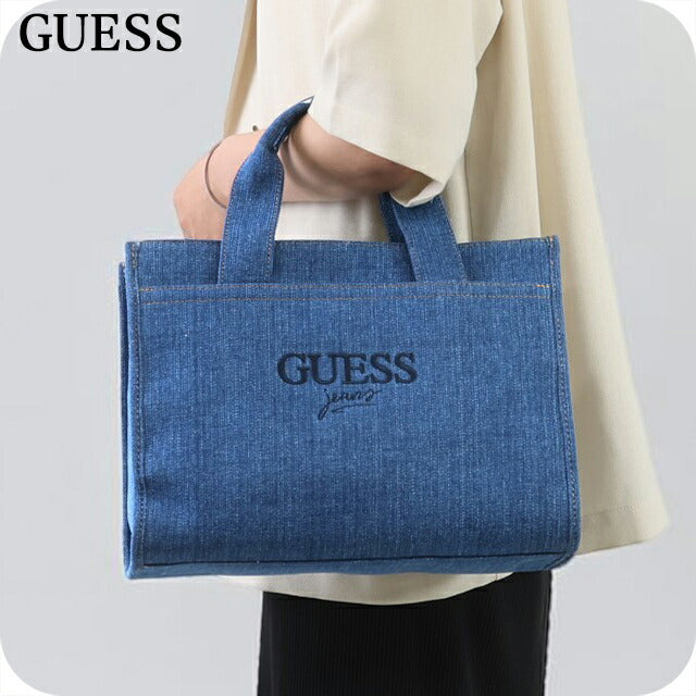 PIG'S TAGS デニムトートバッグと財布セット ゲス トートバッグ レディース ブランド GUESS 2WAY CB3068024 デニム
