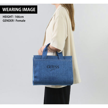 ゲス トートバッグ レディース ブランド GUESS 2WAY CB3068024 デニム DB3068024-DEN