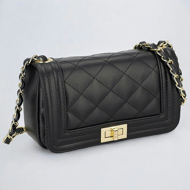 オウレンティ ショルダーバッグ レディース ブランド AULENTTI DI3162SA S28 ブラック DI3162SA-S28