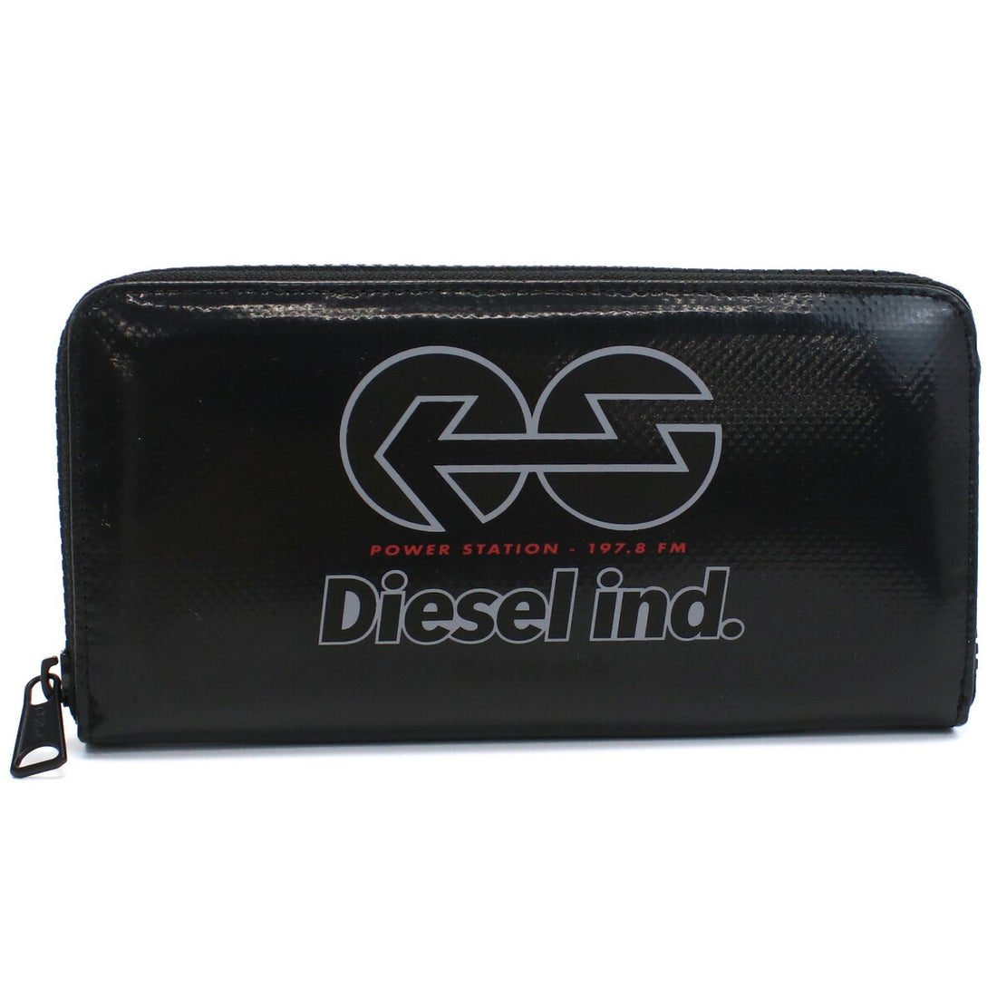 ディーゼル 長財布ラウンドファスナー メンズ ポリ塩化ビニル X08995 ブラック 財布 DIEX08995011