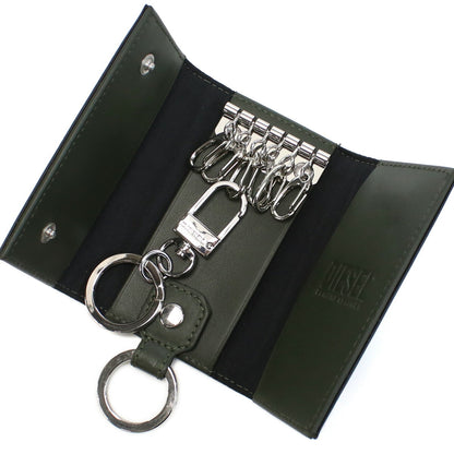 ディーゼル 6連キーケース メンズ レザー インド X09010 ブラック 小物 DIEX09010011