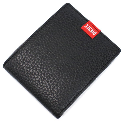 ディーゼル 二つ折り財布 メンズ レザー インド X09012 ブラック 財布 DIEX09012011
