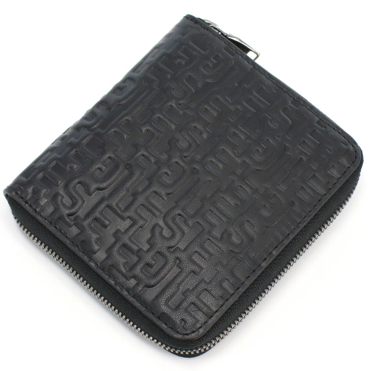 ディーゼル ラウンドファスナー折財布 メンズ レザー X09337 ブラック 財布 DIEX09337011