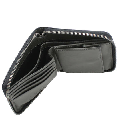 ディーゼル ラウンドファスナー折財布 メンズ レザー X09337 ブラック 財布 DIEX09337011