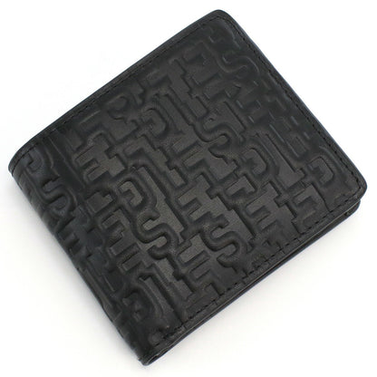 ディーゼル 二折財布小銭入付き メンズ レザー X09338 ブラック 財布 DIEX09338011