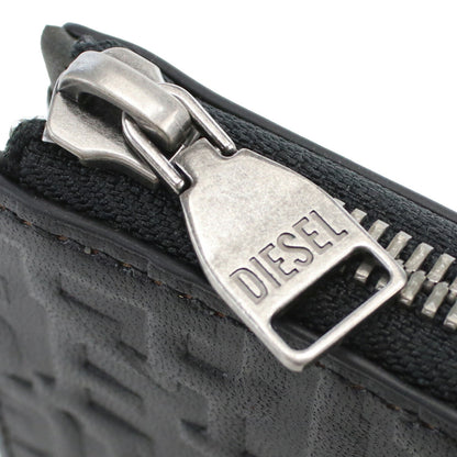 ディーゼル キーリング付小銭入れ メンズ レザー X09339 ブラック 財布 DIEX09339011