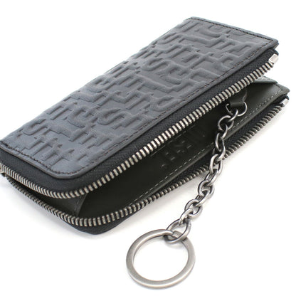 ディーゼル キーリング付小銭入れ メンズ レザー X09339 ブラック 財布 DIEX09339011