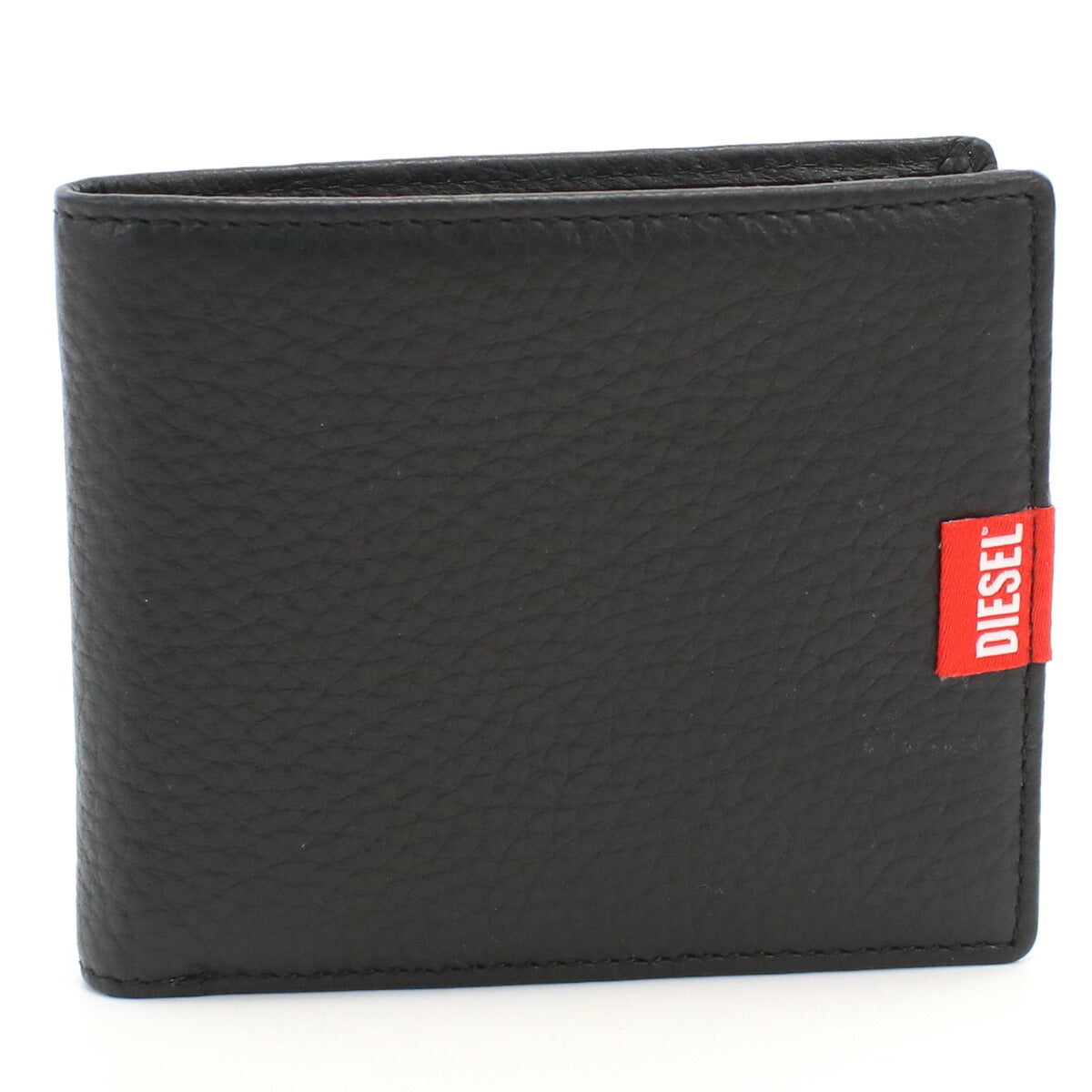 ディーゼル 二折財布小銭入付き メンズ レザー インド X09358 ブラック
